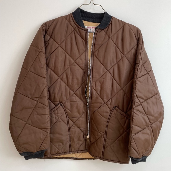 Jackets & Coats Vintage Quilted Brown Jacket Poshmark